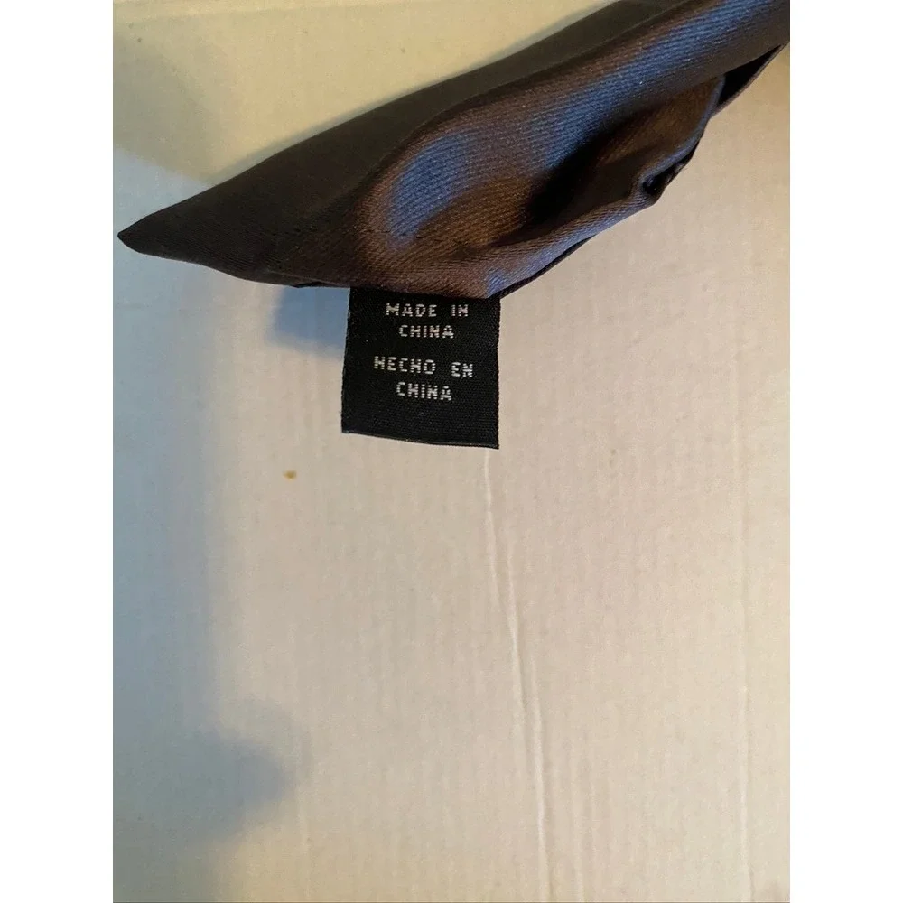 George Mens Necktie Chocolate Brown Solid Satin Finish Formal Wedding Tie
